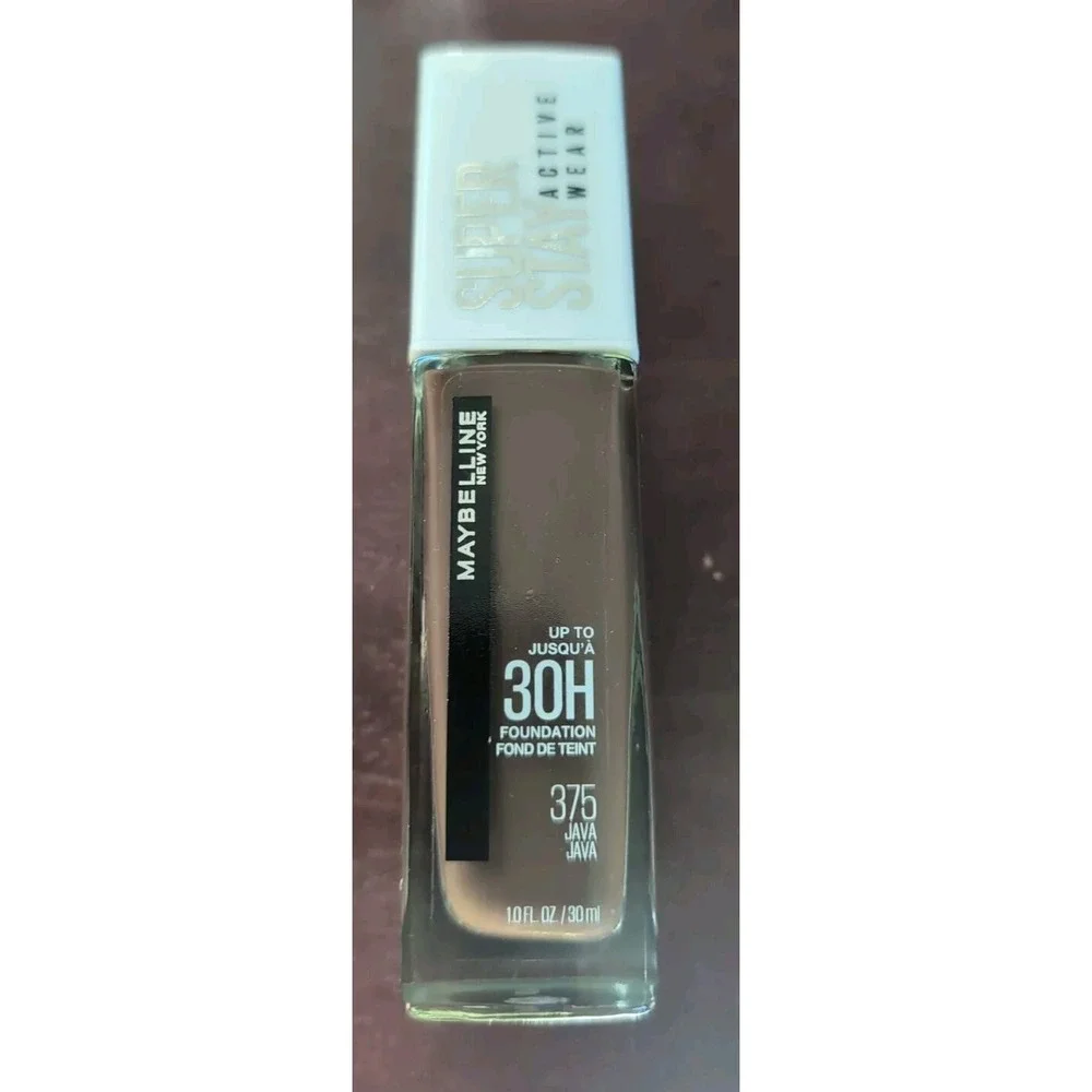 MAYBELLINE stay Up To 30 HR Foundation Full Coverage 375 Java 10 Oz